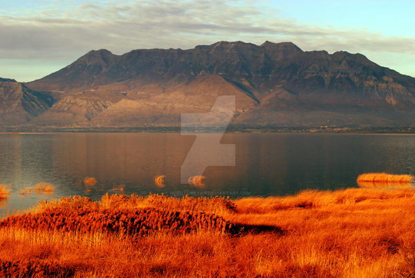 Mt. Timpanogos from Utah Lake