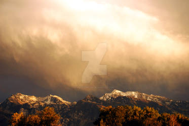 Mountains East of SLC Storm