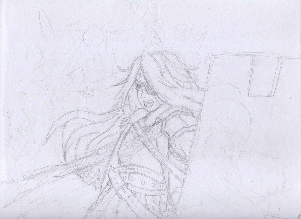 Dragoon Sketch (draft) by nicoDcruz on DeviantArt