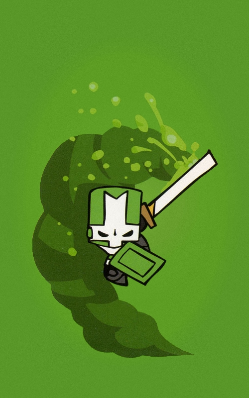 Castle Crashers Green Knight iPhone Wallpaper by  SeanMcIntosh.deviantart.com on @deviantART