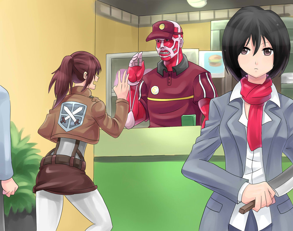 Colossal Titan Is A Part Timer By Zipskyblue-d669 by doubletroubledemon on  DeviantArt