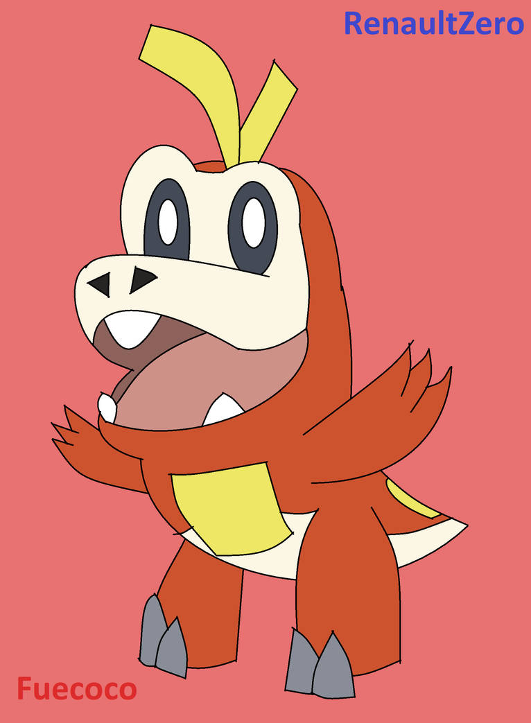 Fuecoco by RenaultZero on DeviantArt