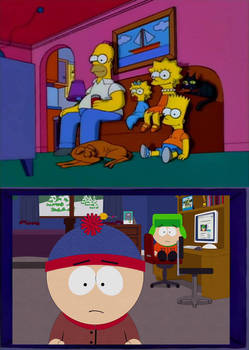 The Simpsons Watch South Park