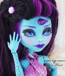 Dark Unicorn Girl - Monster High Repaint