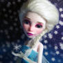 Elsa - Frozen inspired Monster High repaint