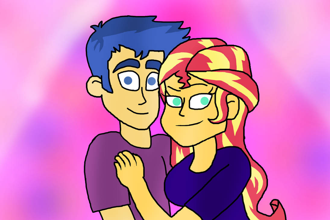 Art Trade- Flash x Sunset by kTd1993 on DeviantArt