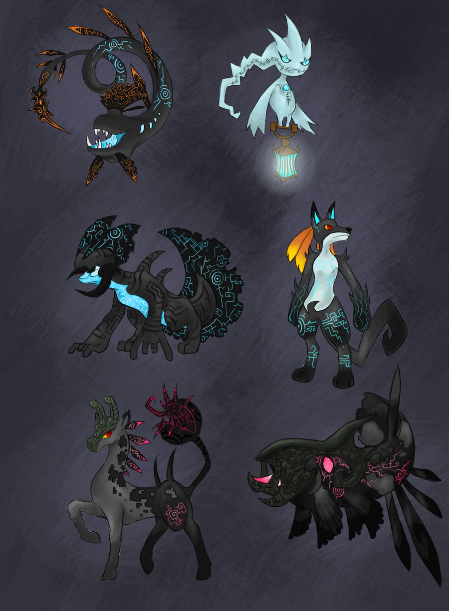 A whole bunch of pocket monsters by cat-meff on DeviantArt