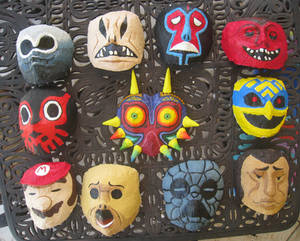- Happy Mask Salesman Masks -