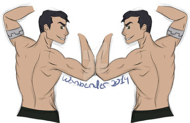 Male Anatomy Practice - Wei And Wing