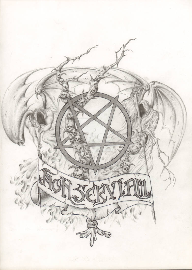Non Serviam Tattoo by northemsart on DeviantArt