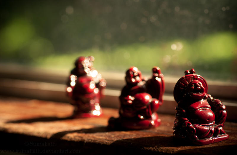 Little Buddhas on the Windowsill