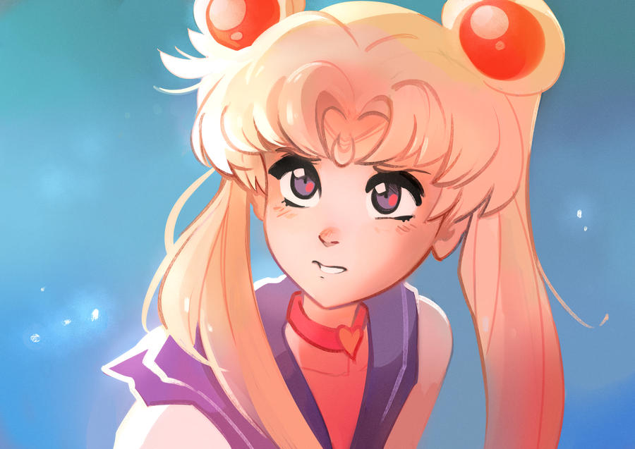 Sailor Moon screen redraw by Rurushich on DeviantArt