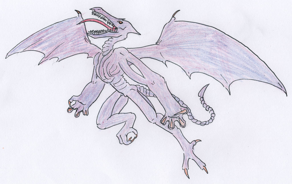 Baby Ridley Draw Ridley appeares! by Reydorer on DeviantArt