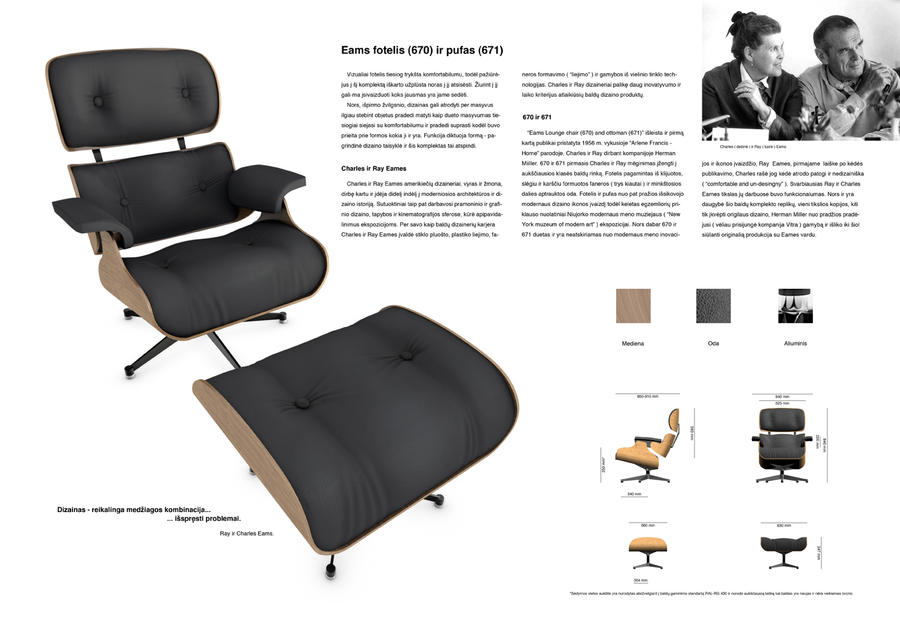 Eams Lounge Chair and Ottoman by BiGLeG on DeviantArt