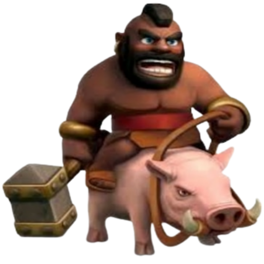 Scared Hog Rider Hog Rider Nextbot From Clash Royale by srkiko599 on DeviantArt