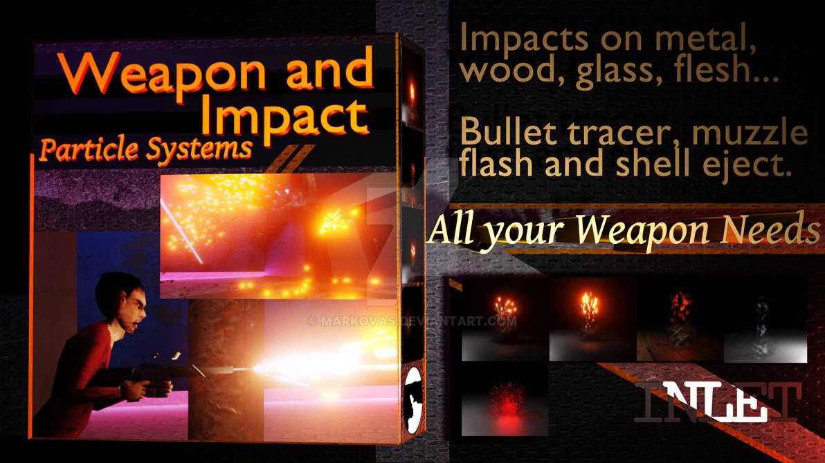 Weapon, Impact Particles - Blender Plugin by markovas on DeviantArt