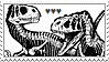 DINOSAURS stamp by homosocks