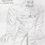 Clayface, B:TAS-style pencil sketch