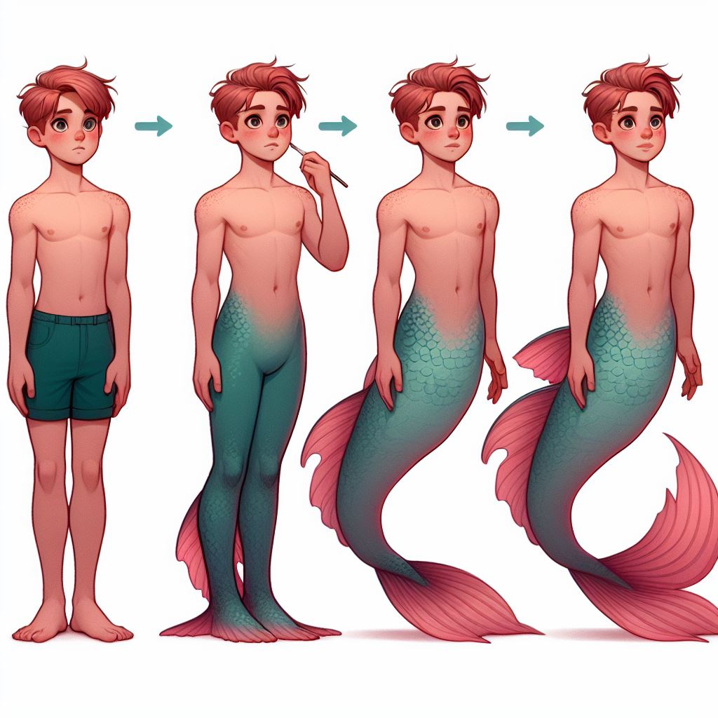 Merboy Octopus merboy transformation by ben243 on DeviantArt