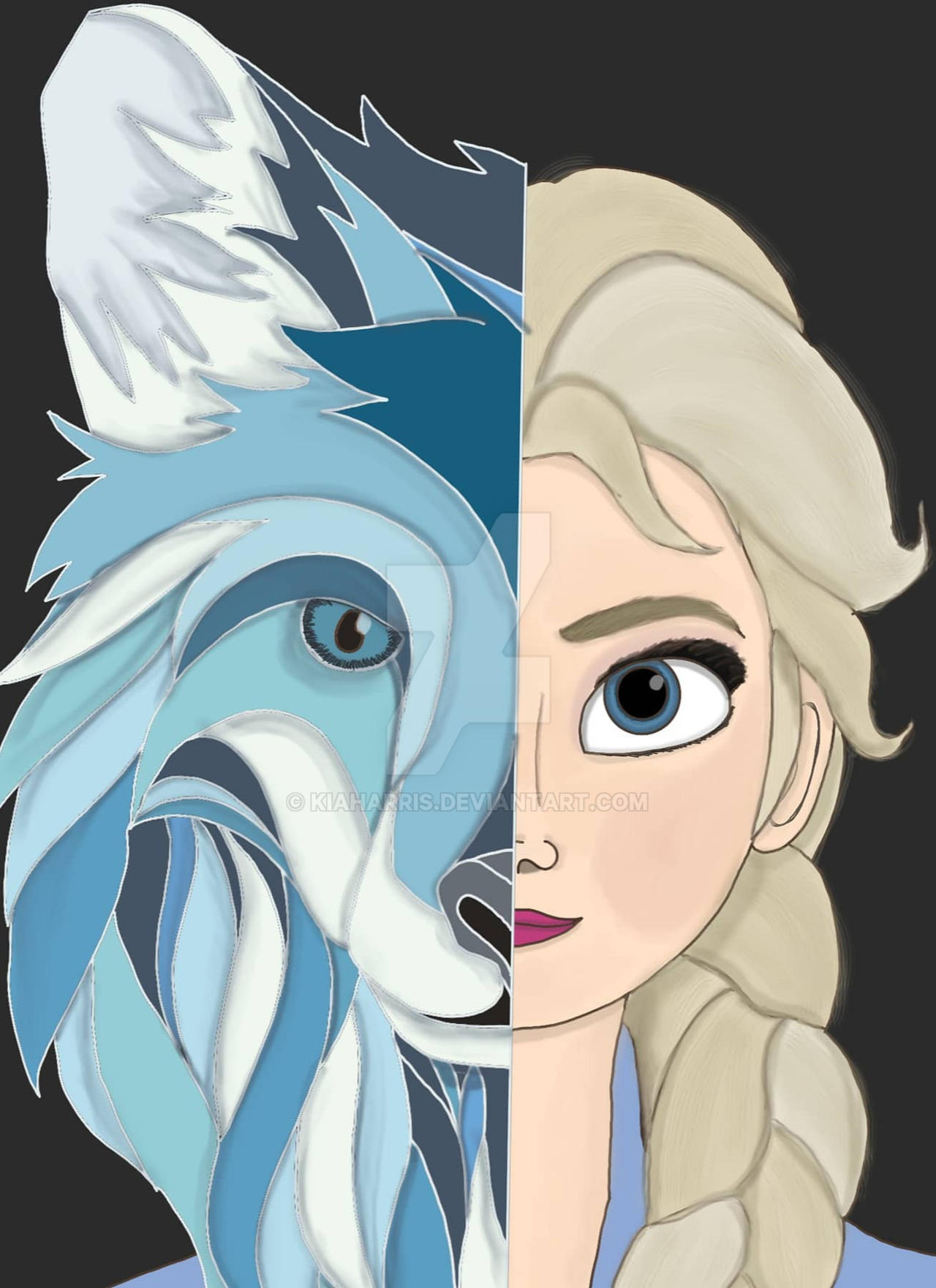 Elsa's Spirit Animal: Artic Fox by kiaharris on DeviantArt
