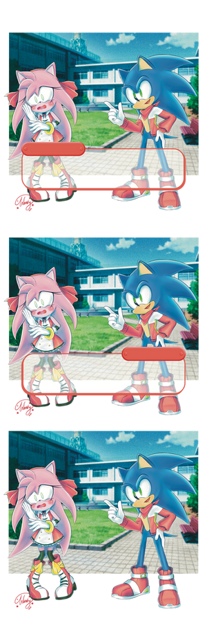 Otome Gal Amy- Story: Sonic