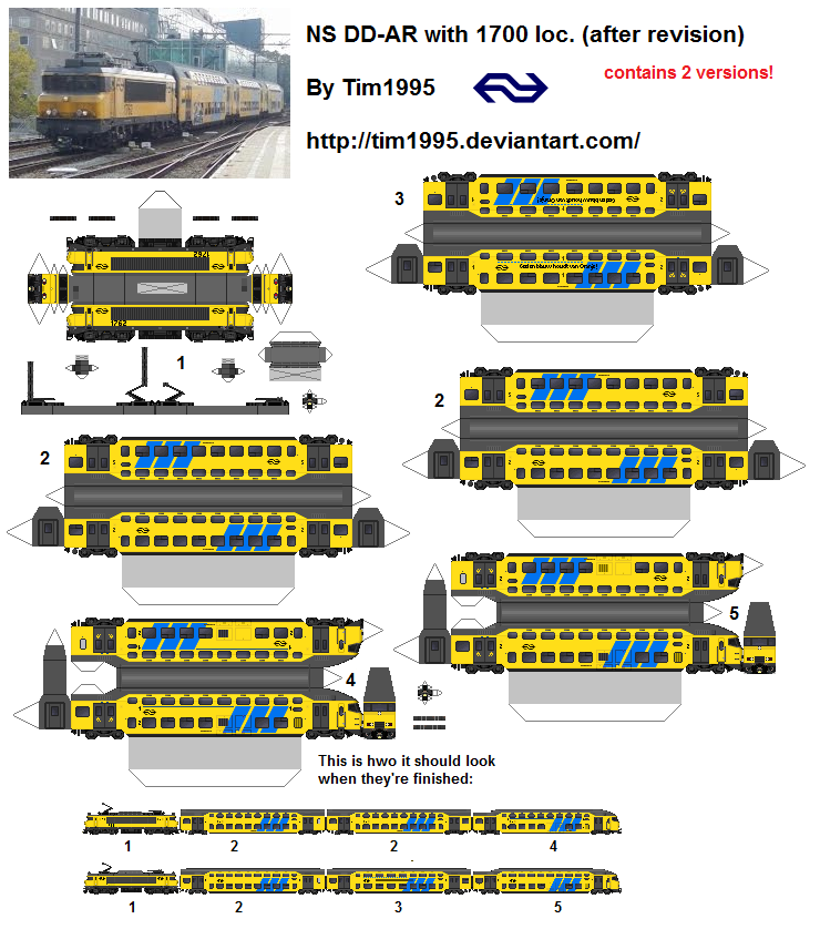 DD-AR 1700 papercraft (revisioned version)