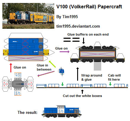 V100 (VolkerRail) Papercraft by Tim1995 on DeviantArt