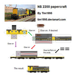 NS 2200 papercraft