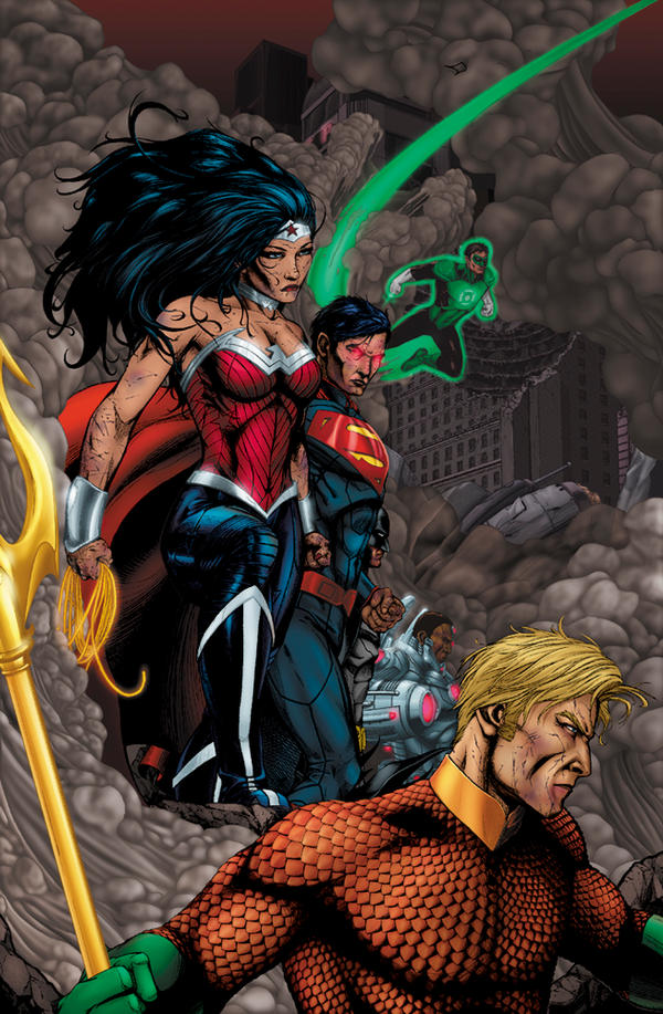 New 52 JLA Last Stand Color