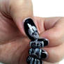 Skeleton Nail Art