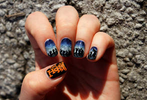 The Hobbit Nail Art - An Unexpected Journey