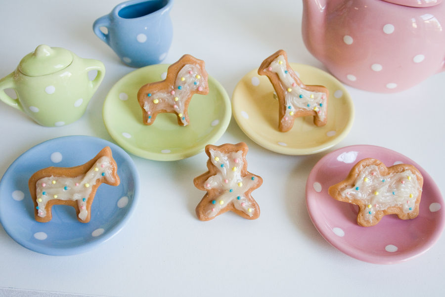 Animal cookie ring set