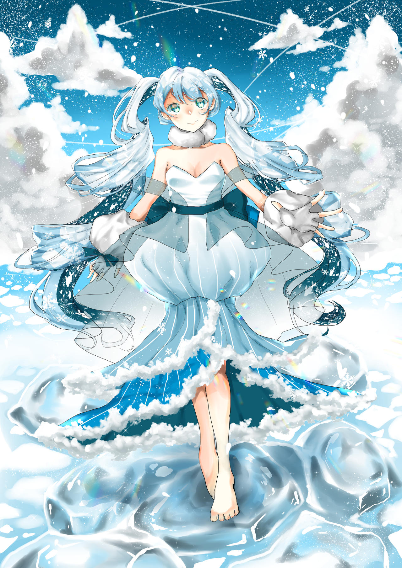 Snow Miku 22 By 0o0capricorn0o0 On Deviantart