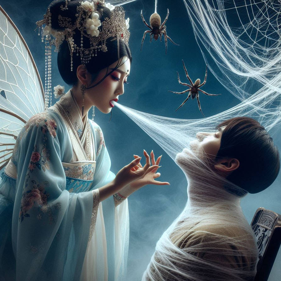 spider web cocoon by KimuraAkio1995 on DeviantArt