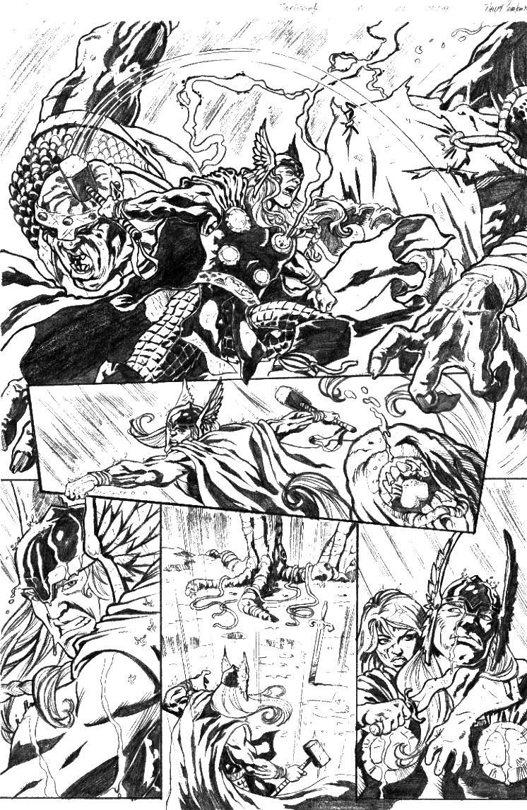 Thor and RedSonja2