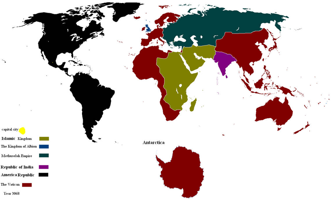 Alternate history map by 33k7 on DeviantArt