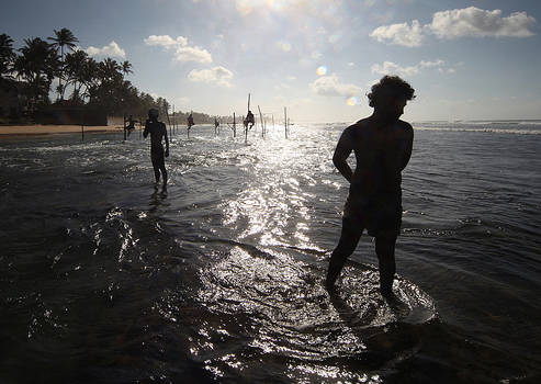 Stilt fishermen of Sri Lanka 3