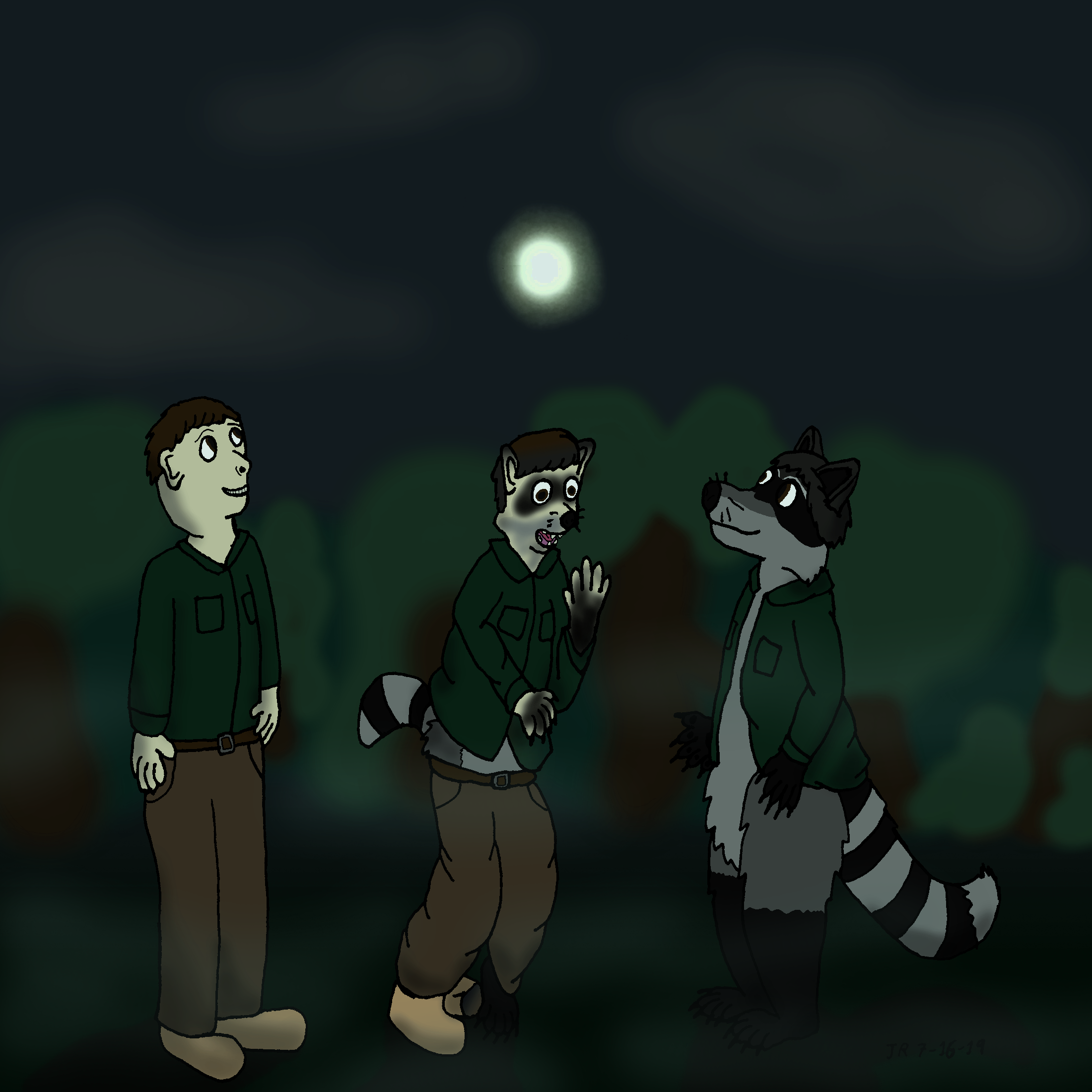 Jonathan The Racoon Were-Raccoon by Joshua-Reynard on DeviantArt