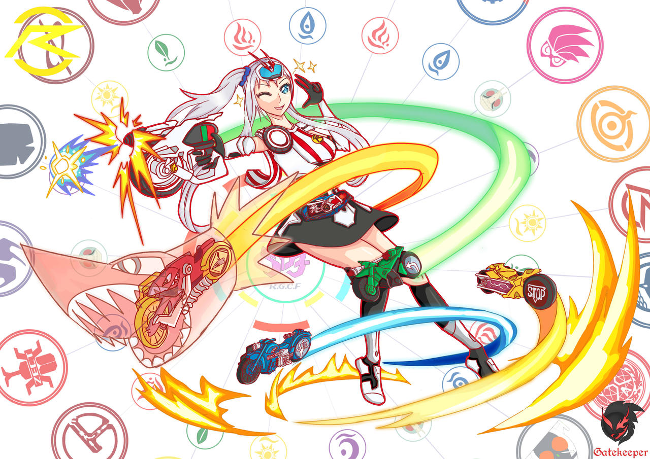 Mach Rider Lady S16.Rider Girl Mach (Character Art) by Gatekeeper13100 on DeviantArt