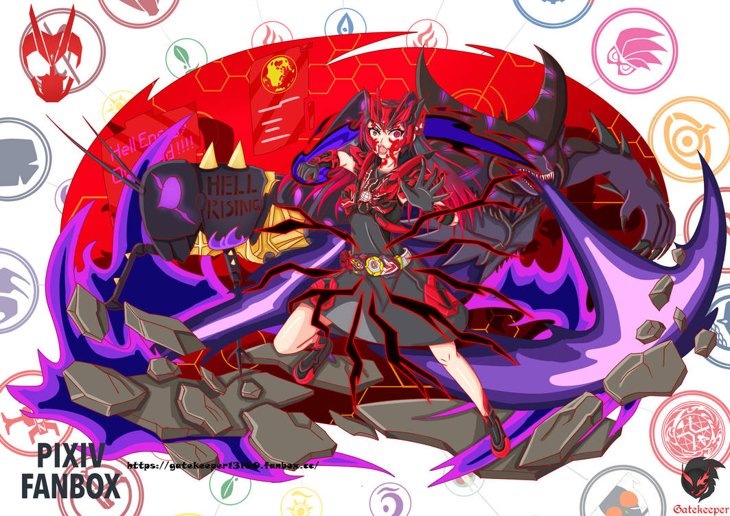 RRMoF1.1. Rider Girl Zero-One Hell Rising Hopper by Gatekeeper13100 on ...
