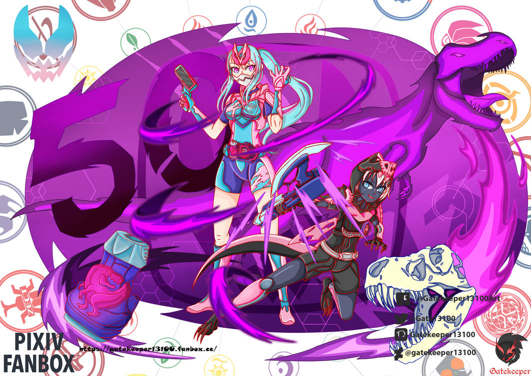 RR3. Rider Girl Revice (Revi and Vice) by Gatekeeper13100 on DeviantArt