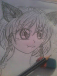 Sketch Cat Girl
