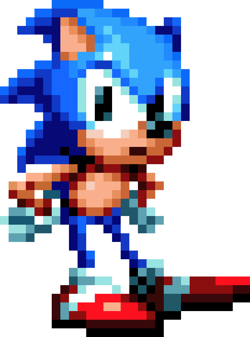 Sonic Mania Sonic Sprites (Part 1) by MettaKrat on DeviantArt