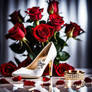 White High Heel And A Wedding Ring -1-