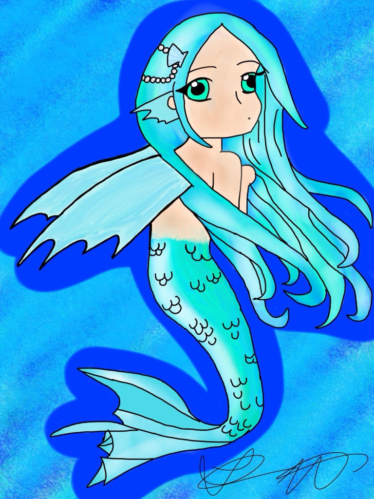Mermaid Girl by CielAndSabastian on DeviantArt