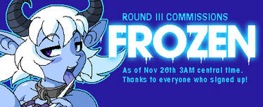 Round 3 Commissions Frozen