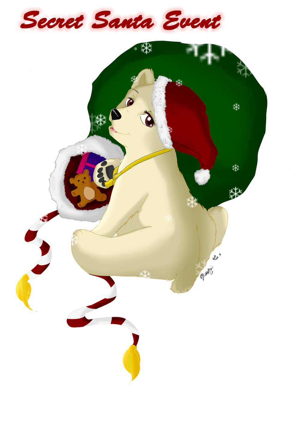 RON: Snowy Paw's pet Snowflake (Secret Santa)