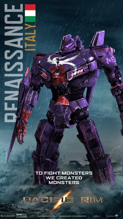 Pacific Rim custom Jaeger Renaissance by Giacomo74 on DeviantArt