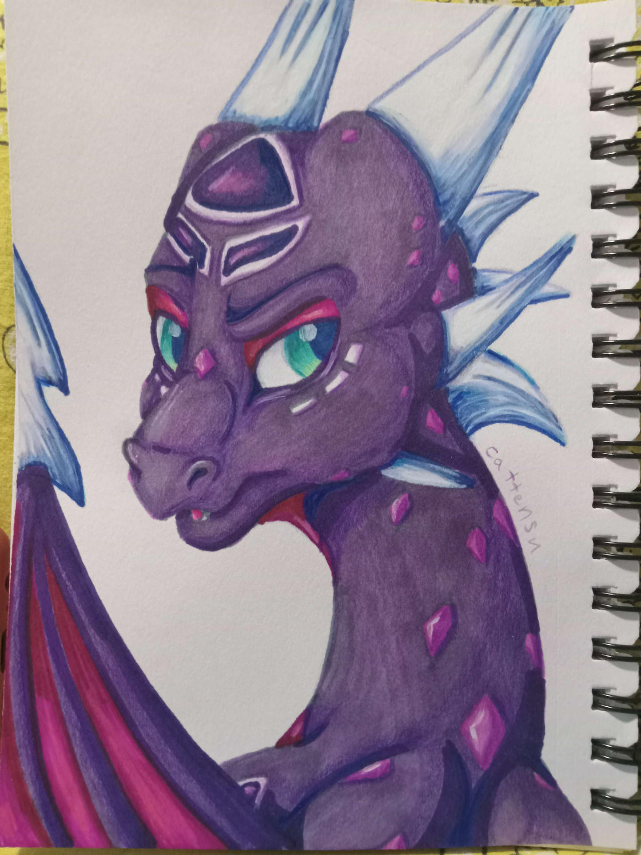 Cyndro Cynder portrait Again by Cattensu on DeviantArt