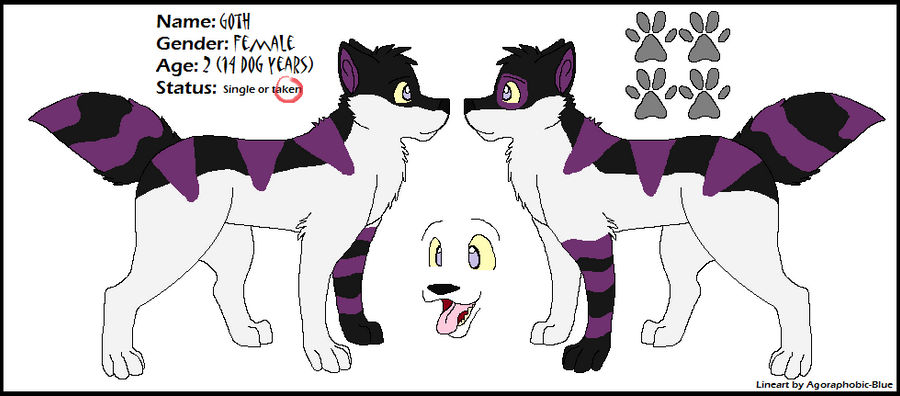 Goth Ref Sheet by SammichPup on DeviantArt